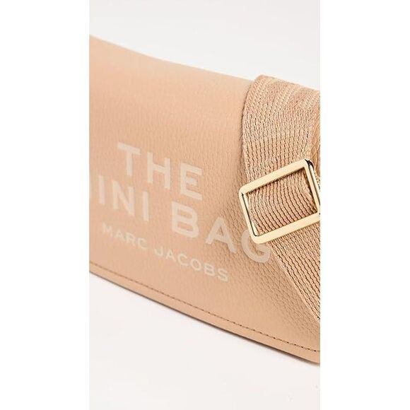 Marc Jacobs The Leather Mini Crossbody Bag - Camel